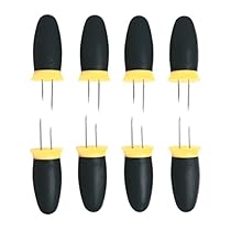 OXO Good Grips Stainless Steel Non Slip Corn Holders, Set of 8 - Yellow