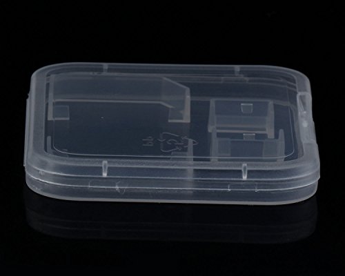 BLUECELL Pack of 15 Clear Plastic Memory Card Case Holder for SanDisk/Kingston/Transcend/Samsung SD Micro SD T-Flash Card - Thumbnail 6