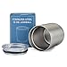 Lowball Cup Stainless Steel with Lid for Coffee Beer or Mixed Drinks by Avito - 12 oz. Double Walled and Vacuum Sealed - BPA Free - Best Value