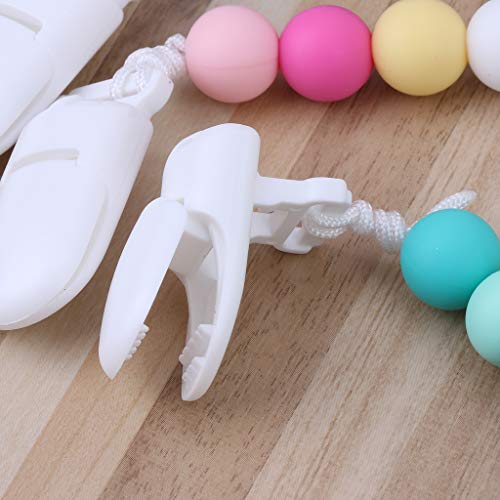 image for Dabixx Silicone Pacifier Chain Food Grade Silicone Teether Pacifier Ch