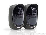 Silicone Skins for Argus Camera (2 pcs Grey) 2MP Wireless Wire-Free Outdoor Indoor Protective Case | Perfect Fitting Waterproof Weatherproof Cover for Surveillence Camera Easy Installation by Sully