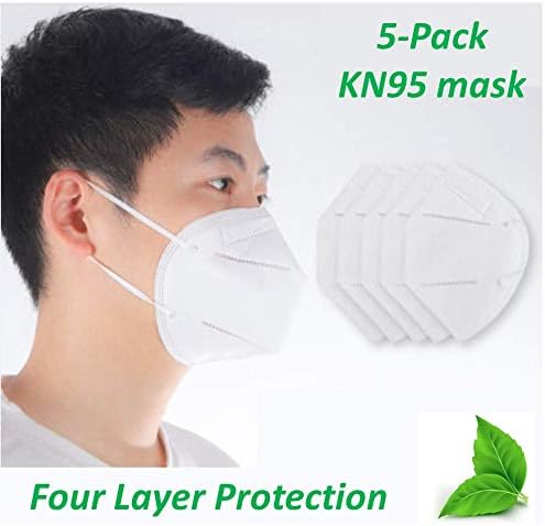 KN95 Face Mask Paint Sanding Dust Respirator 5-pack