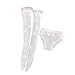 Jili Online Fashion Adorable Doll Lace Underwear & Stockings Socks for 12'' Blythe Doll Clothing ACCS White
