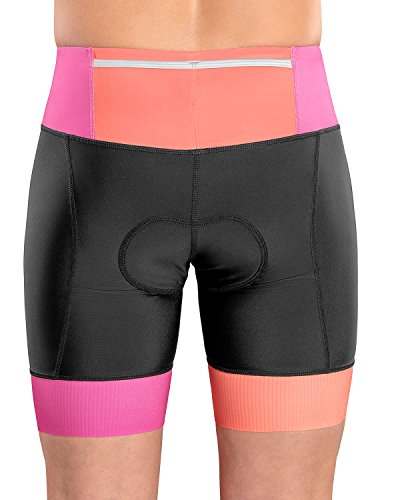 image for SLS3 Womens Triathlon FRT Tri Bike Shorts | 6 inch Black | Super Comfy