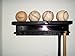 Wood Baseball Mini Bat Storage Rack up to 11 Mini Bats and 4 Balls Black