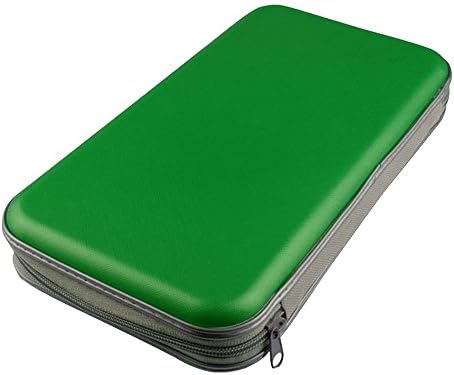 CD / DVD Case , Superiorbuy 80 Capacity CD DVD Wallets Storage Hard Plastic Organizer Green