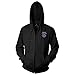 StarCraft II: Heart of the Swarm Men's Terran Vintage Logo Zip-Up Hoodie (Black, Small)
