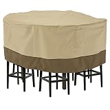 Classic Accessories 55-781-041501-00 Veranda Outdoor Patio Cover, Large, Pebble