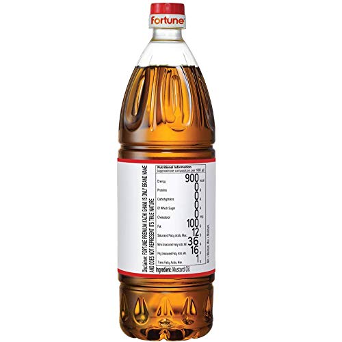 Fortune Kachi Ghani Pure Mustard Oil, 1L - Image 5