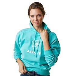 Ariat Female Just Hoodie Heather Pool Blue XX-Large
