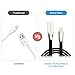 aweact Zinc Alloy USB Cable (6 ft / 2m) - Flat Durable Cord Super Fast Charging Data Transfer 8 Pin Tangle Free Compatible with iPhone 7/7 Plus/6S/6S Plus/6/6 Plus/5/5S/5C/Se/iPad/iPod