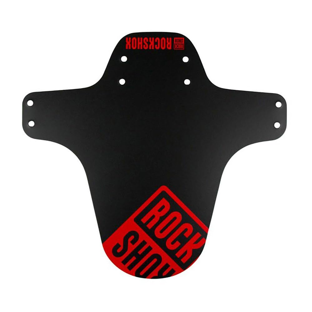 ROCKSHOX parafango fender mtb anteriore nero/rosso