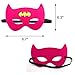Cartoon Party Supplies Favors Heros Masks，Children Cosplay Character Felt Masks Party for Kids (12pcs)