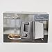 Brentwood TS-280S Toaster Extra Wide Slot, 2-Slice, Stainless Steel