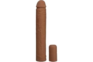 Doc Johnson Xtend It Kit - Realistic and Customizable Penis Extension Kit - Add 1-to-3 inches - Brown