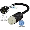 Conntek-50-Amp-NEMA-10-50P-Welder-Plug-to-50-Amp-Electric-Vehicle-Adapter-Cord-for-Tesla