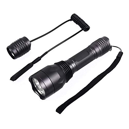 image for BESTSUN Predator Light 350 Yards Red LED Flashlight Night Hunting Ligh
