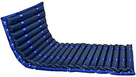 Alternating Pressure Pad and Pump Low Air Loss Hospital Bed Medical Replacement Mattress Topper for Pressure Ulcers and Bed Sores Blue,noholes