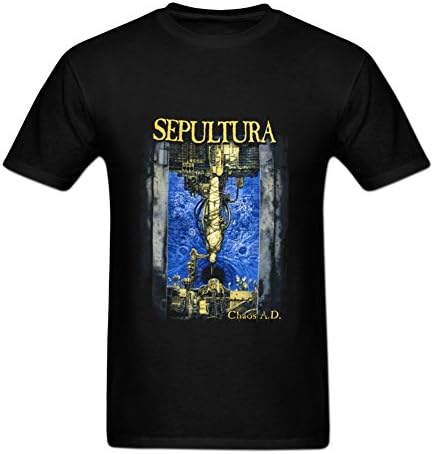 Edesetguy Sepultura 100% Cotton O-Neck T-Shirt For Men XXL Black