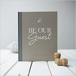 Be Our Guest Unusual Wedding Guest Book In Stone Amazonco - 