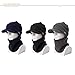 Comhats Winter 2 Piece Wool Knit Hat & Scarf Set for Men Women Visor Beanie Fleece Lined Cold Weather Warm Gray Medium