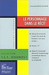 Le  personnage dans le récit