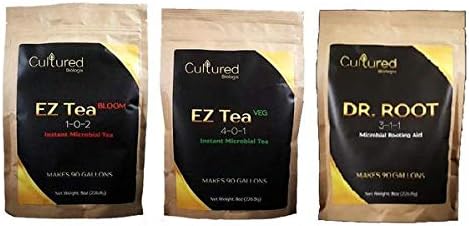 Cultured Biologix EZ Tea Veg Bloom Dr. Root Bundle 8 Ounce Each