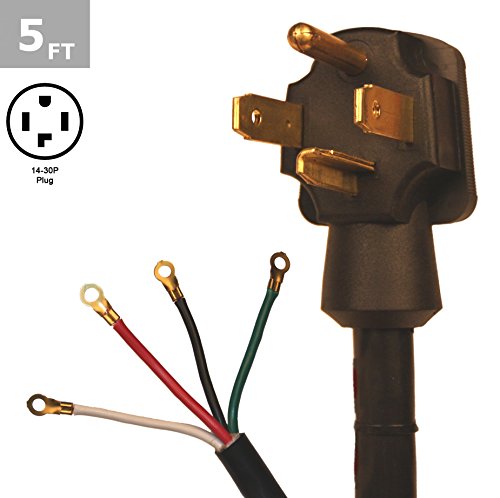 Tes 5 ft. 10/4 30 amp 4 wire dryer cord kit