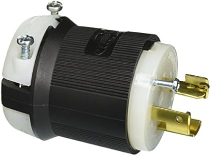 Hubbell Hbl7411gcb Locking Plug 3 Pole And 4 Wire 20 Amp 3 Phase 250v Black Electronic Components Amazon Com Industrial Scientific
