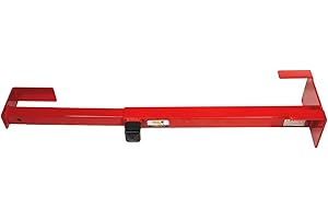 THE EQUIPMENT LOCK COMPANY Equipment Lock Wheel to Pedal Lock KEYED A-LIKE - Universal Car Theft Protection - Steering Wheel Lock for Cars, Trucks & Heavy Equipment - Car Pedal Lock with Keyed Security - Power Coated Finish Red