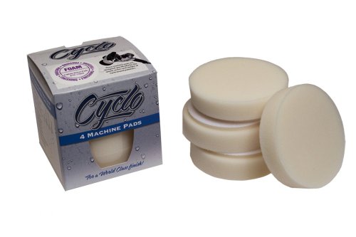 Click Here to See More Images Cyclo (72-110x4-4PK) White Foam Finishing Pad with Loop, (Pack of 4)