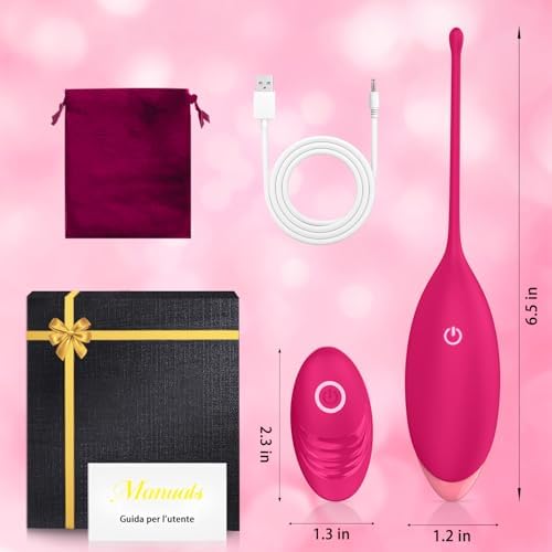 Vibradorador Mujer Juguetes Sexuales Vibrador Mando Distancia (Pink)