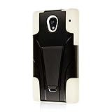Sharp Aquos Crystal Case (306SH), MPERO IMPACT X Series Dual Layered Tough Durable Shock Absorbing Silicone Polycarbonate Hybrid Kickstand Case for Aquos Crystal [Perfect Fit & Precise Port Cut Outs] - Glow in the Dark Green