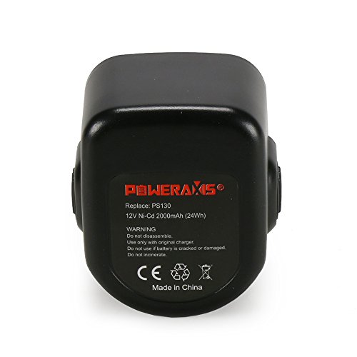 image for POWERAXIS 12V 2.0Ah PS130 Replacement Battery for Black & Decker 12-Vo