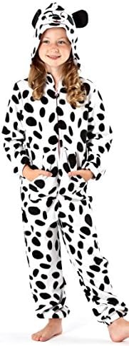 Selena Girls Childrens Fleece Onesie KN083 Dog Age 11-12