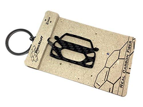 BlackStuff Carbon Fiber Keychain Keyring Ring Holder Compatible with i40 2011-2019 BS-618