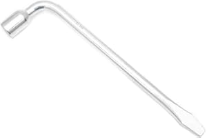Car Spare Tire Wrench 17/19 / 21/22 / 23 / 24mm L-Type Slotted End Socket Repair Car Spare Tire Lug Wrench Spanners Steel Too