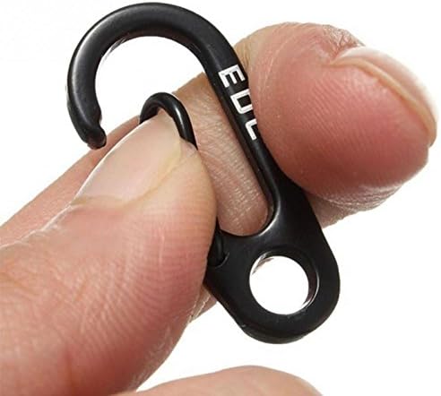 Single Night Outdoor Camping Climbing Tools Carabiner Mini D Shape Carabiner Hook Universal Mountaineering Buckle Engaging Buckle