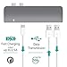 USB Type-C Hub Adapter, Dual USB-C Thunderbolt 3 (40gb/s), 7in1 Multi-Port Dongle for 2016 or later MacBook Pro, 4K HDMI, microSD/SD Card Reader, 2xUSB 3.0,100W Power Delivery (Space Gray)