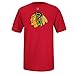 Chicago Blackhawks Red Primary Logo T-Shirt Medium