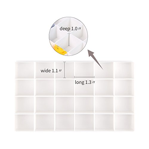 image for Transon Artist Paint Palette Box 24 Large Deep Wells Airtight for Wate