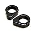 Black Turn Signal Relocation Clamps for Harley, Honda, Suzuki Yamaha 39mm Forks
