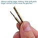 12 pcs Titanium Nose End Mill, AFUNTA 0.8-3.17 mm Engraving Bits CNC Rotary Burrs Set Tool Coat Carbide End Mill PCB Mould Plastic Fiber Carbon Hardwood, 1/8'' Shank