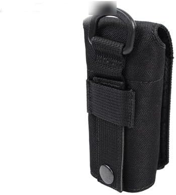Water Bottle Pouch 7 Color 1X Molle Net Attachment Closure Water Bottle Airsoft Pouch Holder Bottle Pouch Molle (Black)