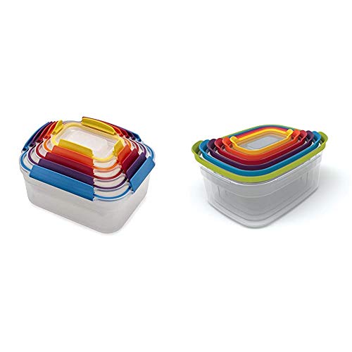 Joseph Joseph Nest Lock Plastic Food Storage Container Set with