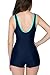 BeautyIn bathing suits for women one piece swimsuits for women plus size bathing suits,Mint Green,6,Tag Size: 40