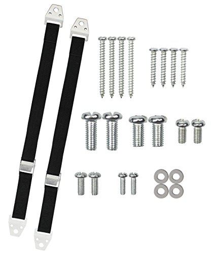 4-Pack TV and Furniture Anti-Tip Straps Heavy Duty Wall Anchor for Baby Proofing Dresser,Bookshelf,Bookcase