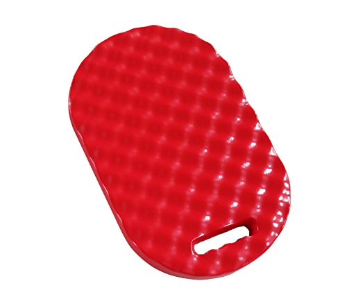 Hongwo Anti Slip NBR Foam Kneeling Cushion Pad Garden Kneelers Seat Mat for Women Men Kids Cleaning, Work, Exercise, Prayer-15"x9.4"x1.5"-Red