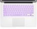 Kuzy Keyboard Cover Compatible with Pro 13 15 17 inch and Air 13.3 inch Silicone Skin Protector, Light Purple