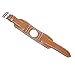 Apple Watch Band,MacTop 42mm Genuine Leather Apple Smart Watch Band Cuff Strap Design for Original 42mm iWatch Band Replacement with Adapter Metal Clasp for Apple Watch iWatch Models (brown)